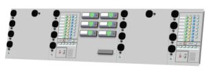 Operator panel, Gothenburg fire defence command vehicle