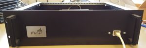 Rack box installation, front panel
