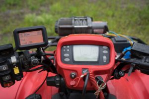 Sirius installed on a quad bike