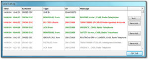 Local log of DSC calls
