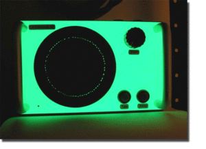 Intercom box in the dark Intercom box in the dark