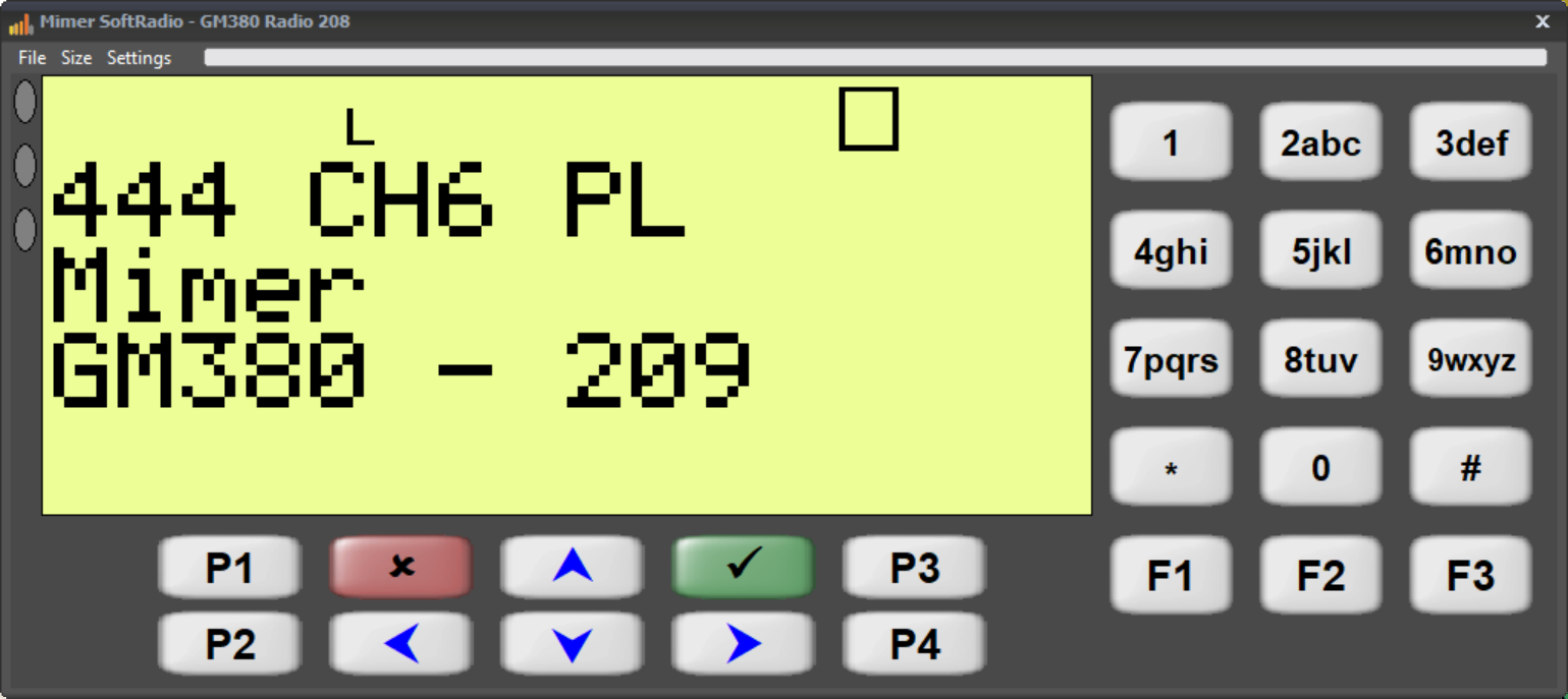 Virtual Control Head for GM380