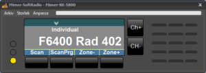 NX5800 Receive mode Private call