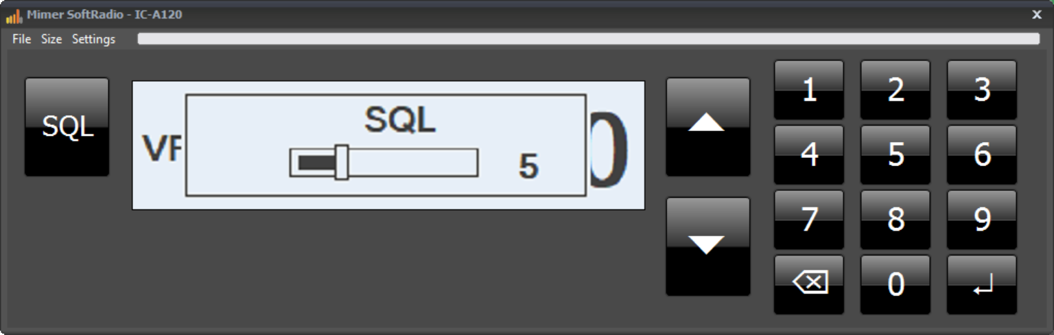 Setting the squelch level