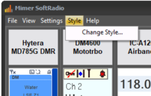 Style Menu