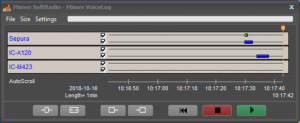 Mimer VoiceLog dispatcher control panel