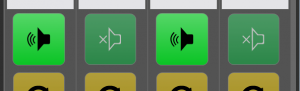Setting with one speaker button per device