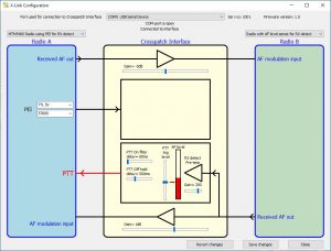 Setup software for the X-Lnk Interface