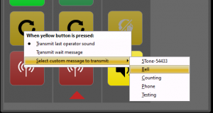 Selection of what the yellow key shall perform
