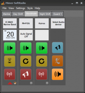 SoftRadio with several radiotypes connected
