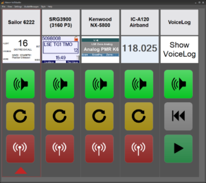 SoftRadio with different radio types connected