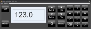 Virtual Control Head for Trig TR91 - Setting channel